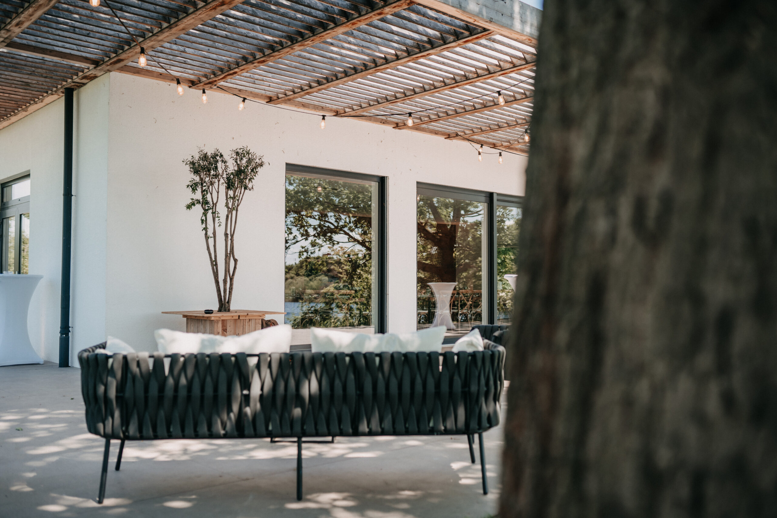 Flexible Nutzung der Terrasse