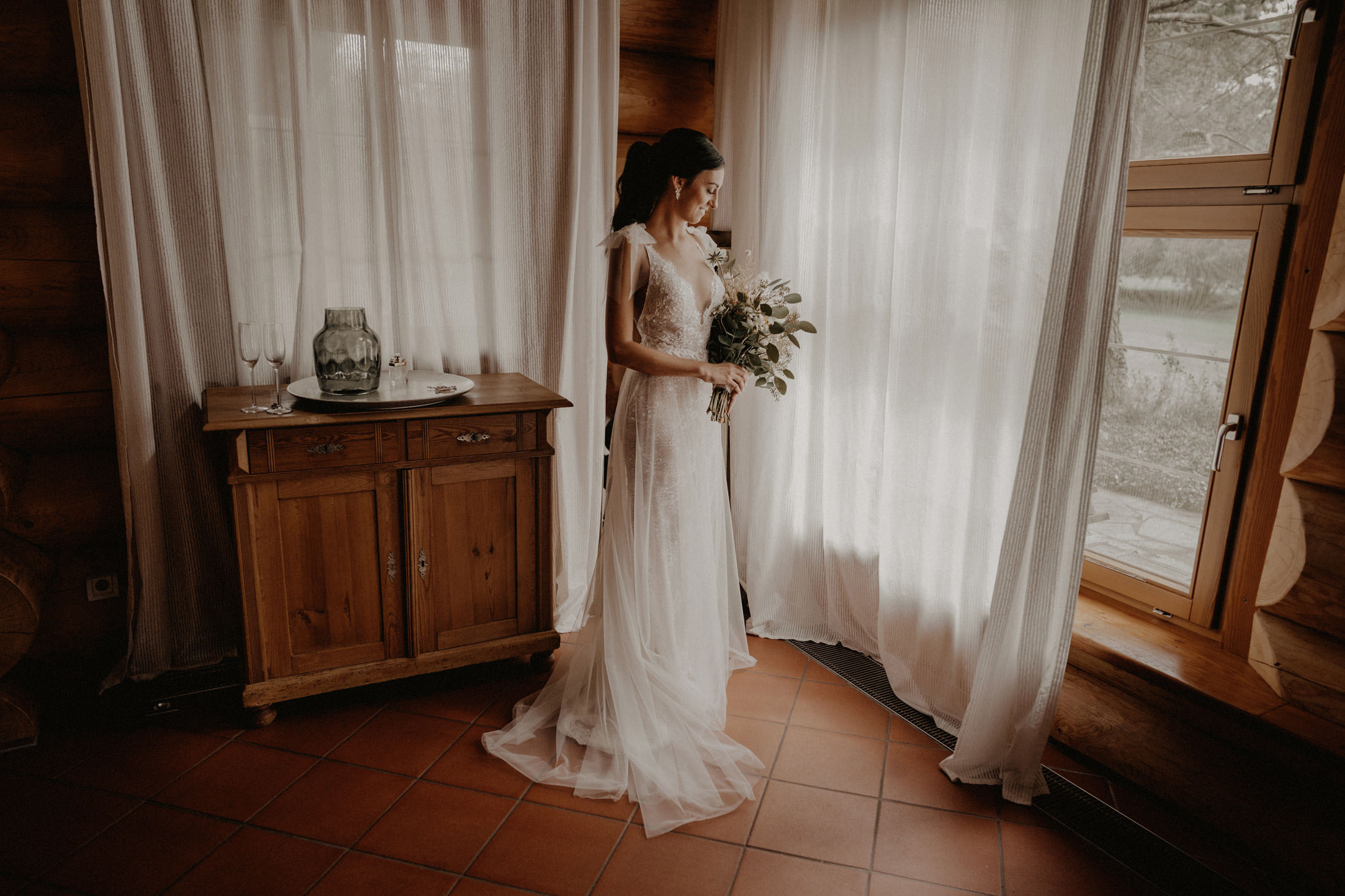 Vorbereitungen im Chalet